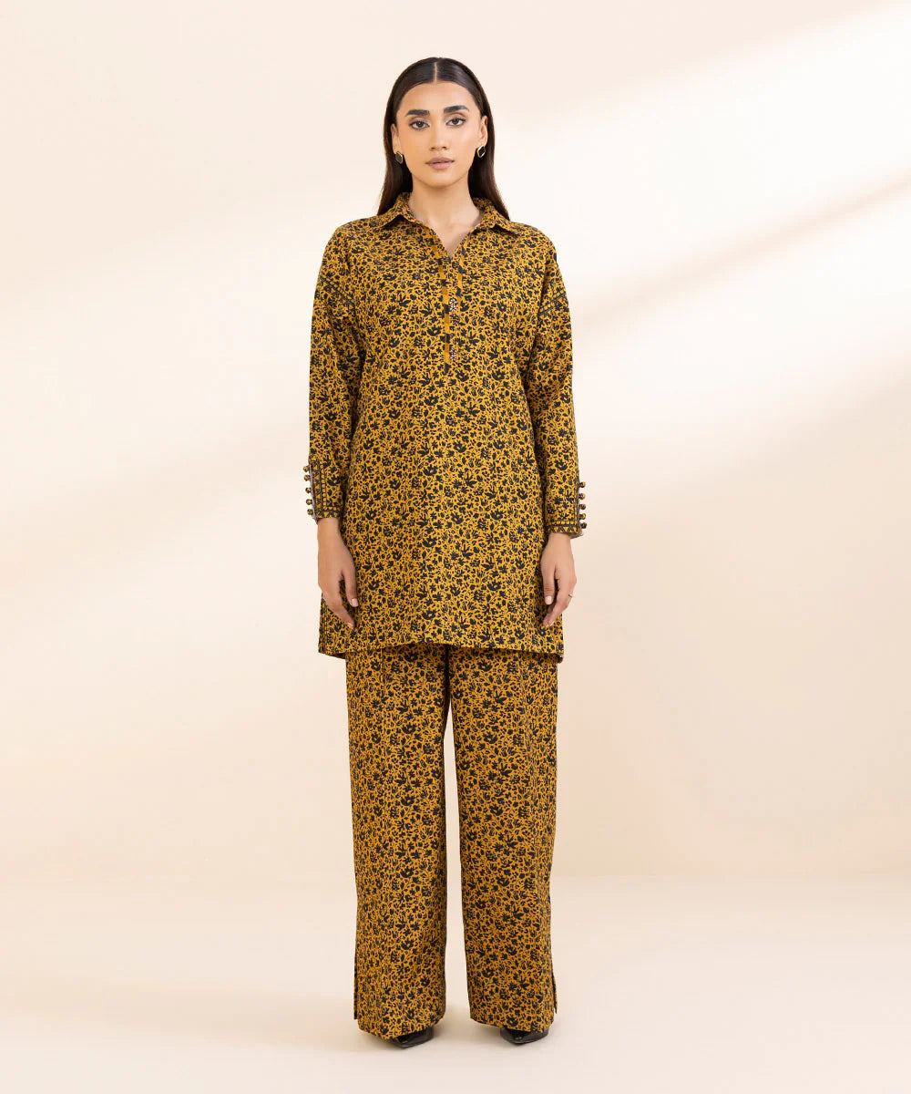 SAPPHIRE | UNSTITCHED 2 PIECE PRINTED LIGHT KHADDAR SUIT