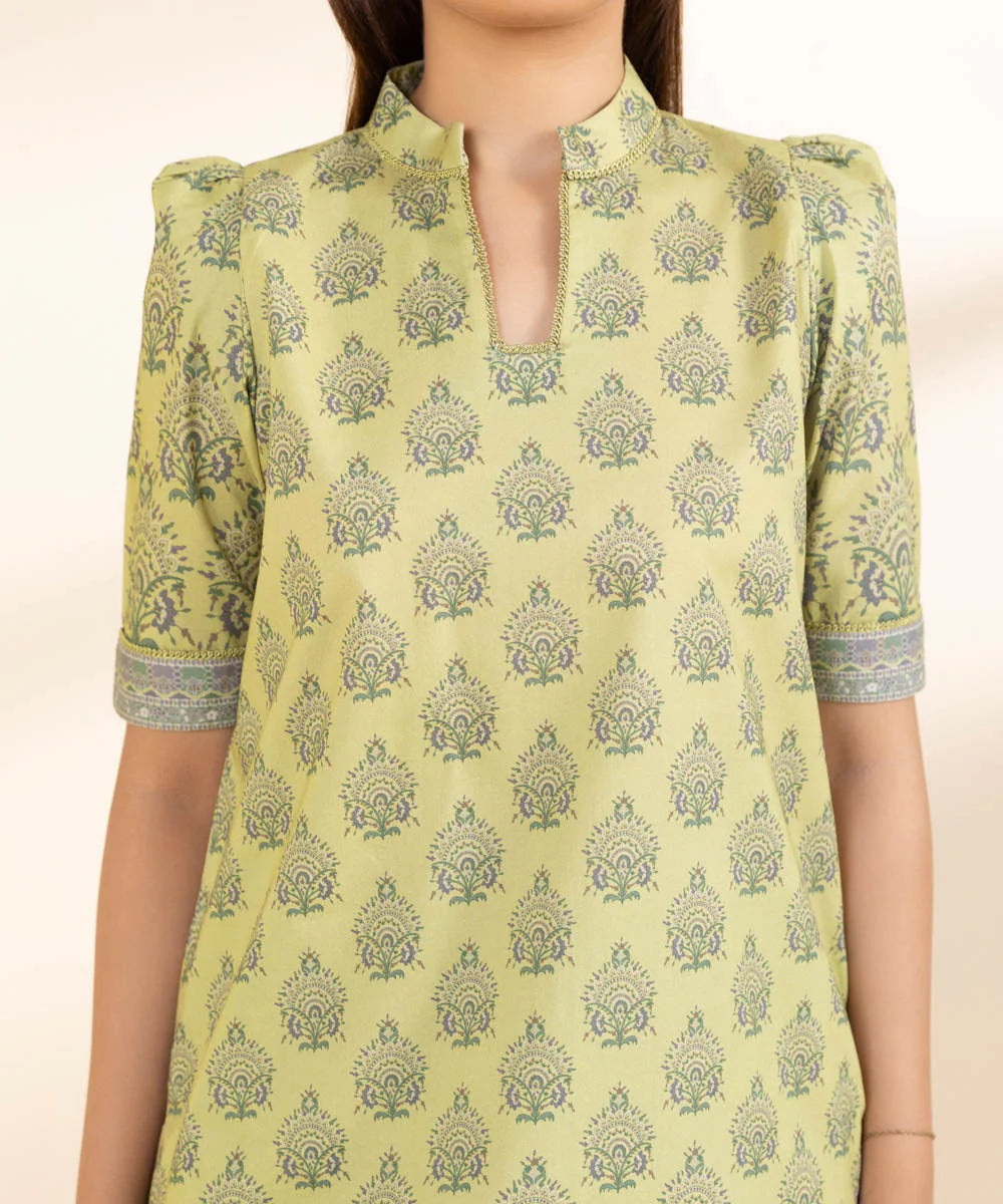SAPPHIRE | UNSTITCHED 2 PIECE PRINTED COTTON SUIT