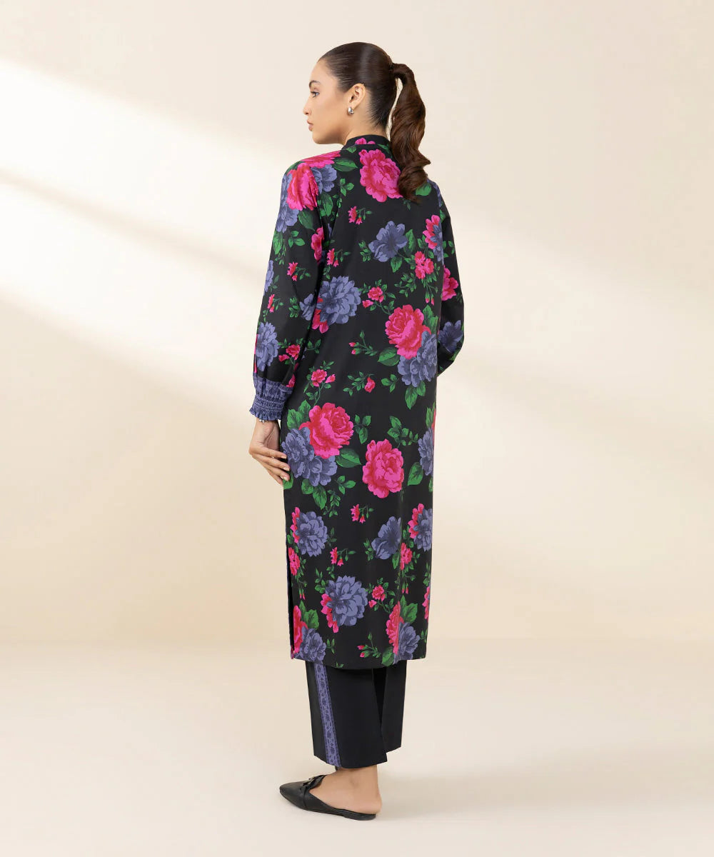 SAPPHIRE | UNSTITCHED 2 PIECE PRINTED COTTON VISCOSE SUIT