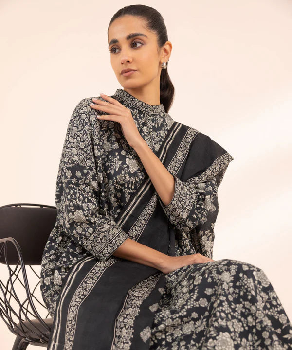 SAPPHIRE | UNSTITCHED 3 PIECE PRINTED LAWN SUIT
