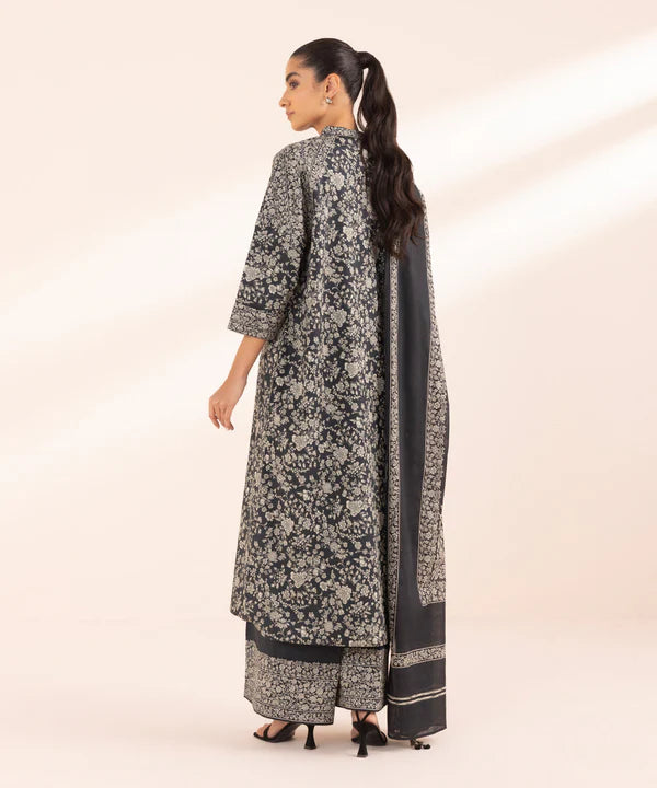 SAPPHIRE | UNSTITCHED 3 PIECE PRINTED LAWN SUIT