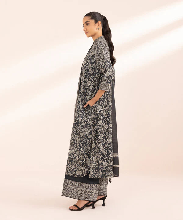 SAPPHIRE | UNSTITCHED 3 PIECE PRINTED LAWN SUIT
