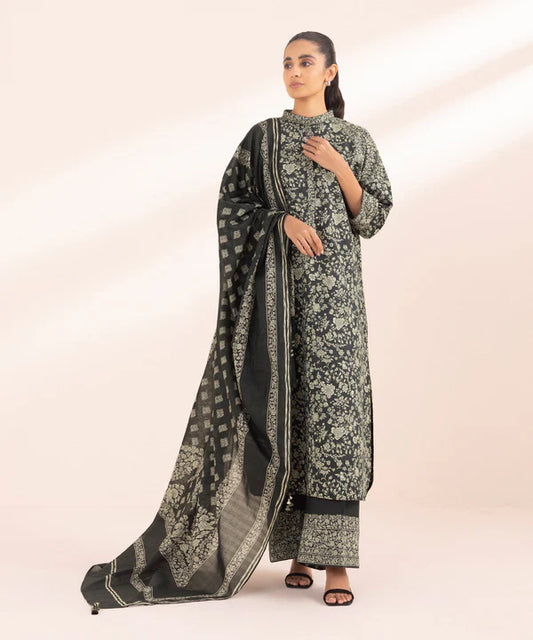 SAPPHIRE | UNSTITCHED 3 PIECE PRINTED LAWN SUIT