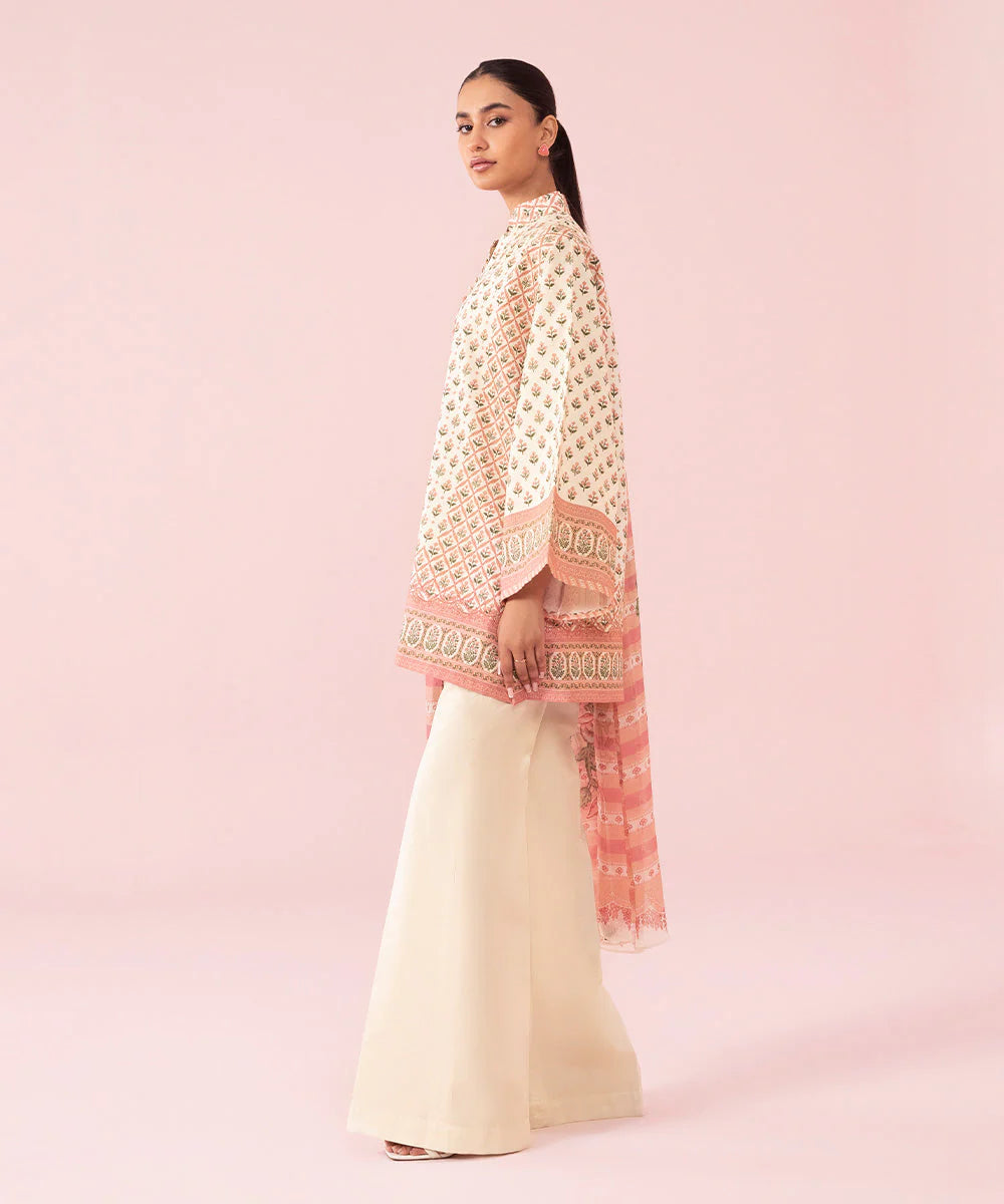 Sapphire | Unstitched 2 Piece Printed Cambric Suit