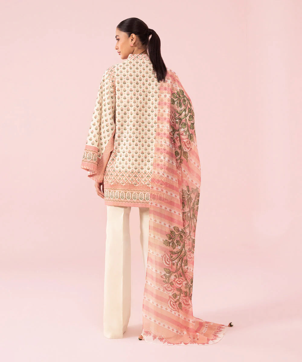 Sapphire | Unstitched 2 Piece Printed Cambric Suit