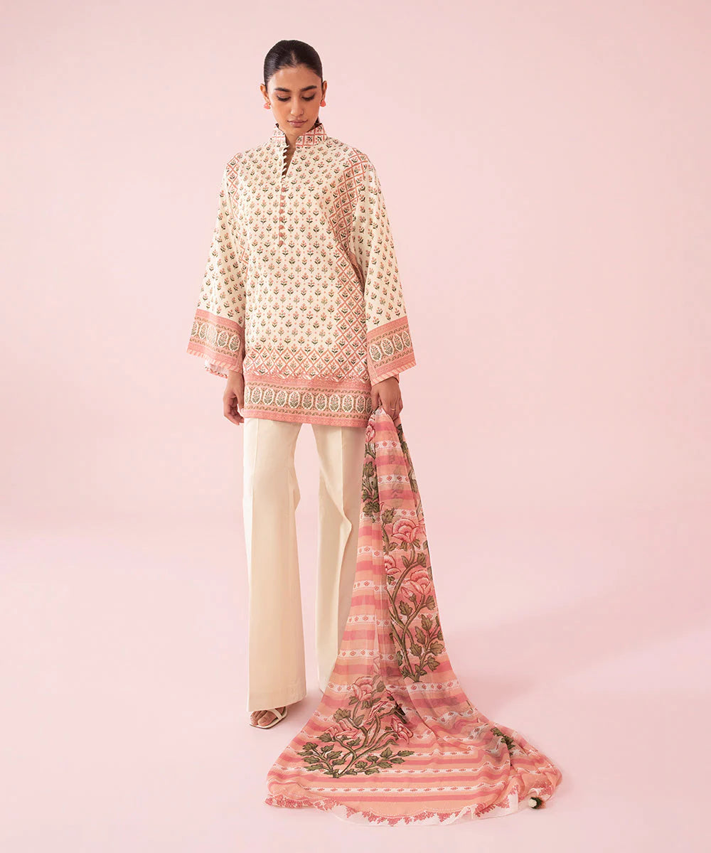 Sapphire | Unstitched 2 Piece Printed Cambric Suit