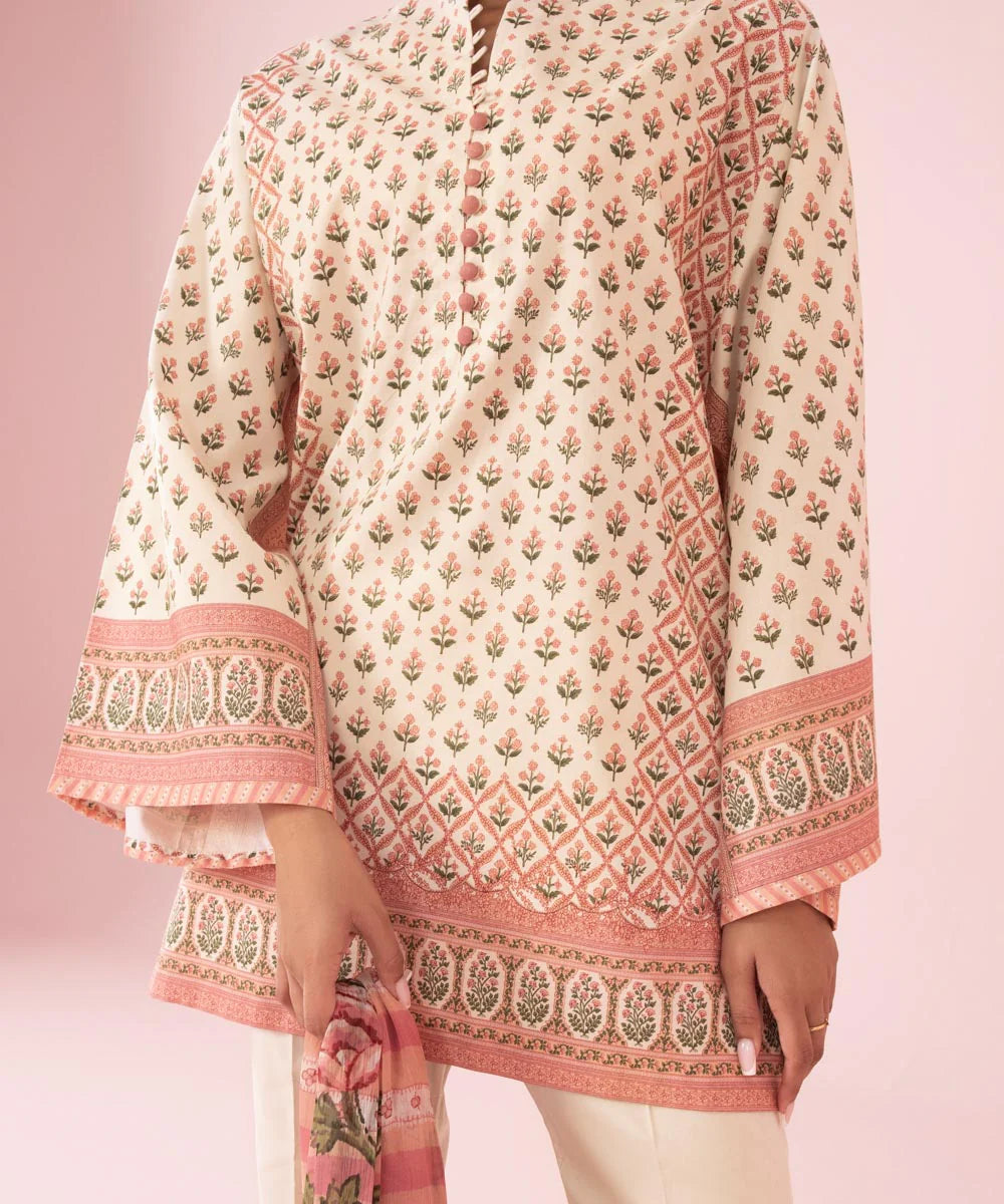 Sapphire | Unstitched 2 Piece Printed Cambric Suit