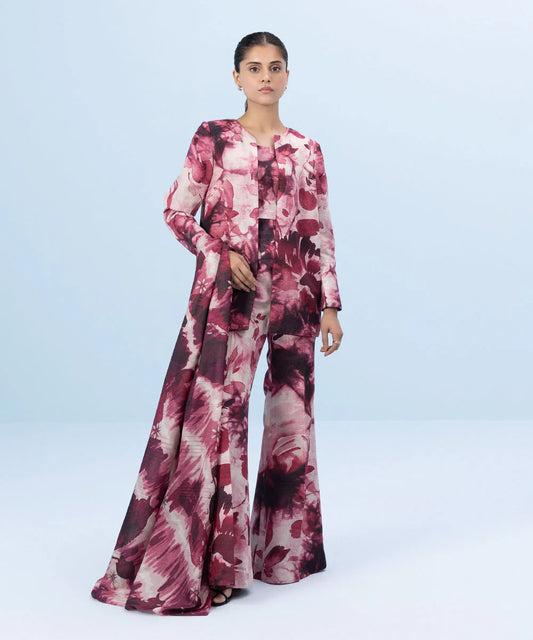 SAPPHIRE | UNSTITCHED 3 PIECE PRINTED KHADDAR SUIT
