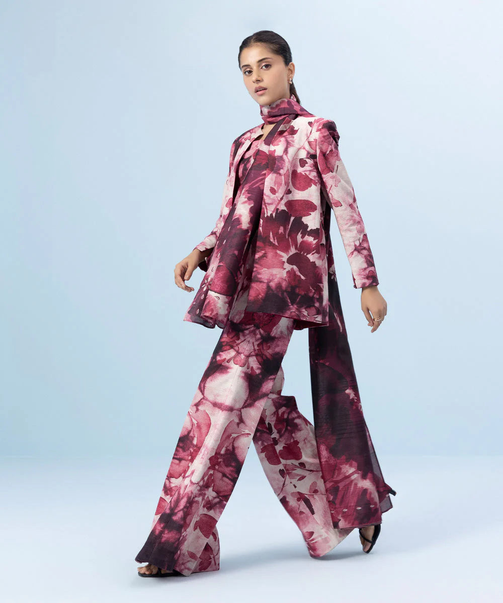 SAPPHIRE | UNSTITCHED 3 PIECE PRINTED KHADDAR SUIT