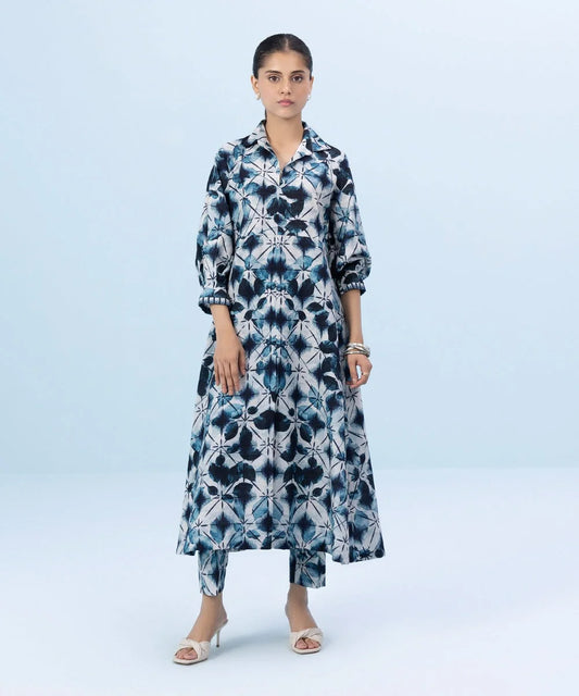 SAPPHIRE | UNSTITCHED 2 PIECE PRINTED LIGHT KHADDAR SUIT