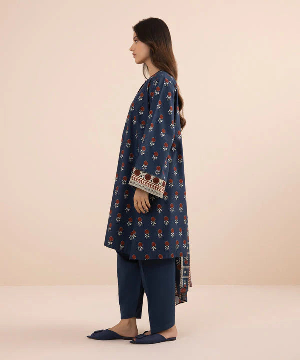 SAPPHIRE | UNSTITCHED 3 PIECE PRINTED LAWN SUIT