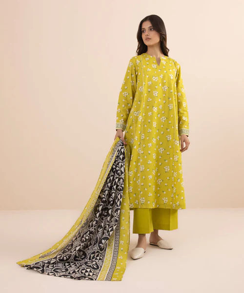 SAPPHIRE | UNSTITCHED 3 PIECE PRINTED LAWN SUIT