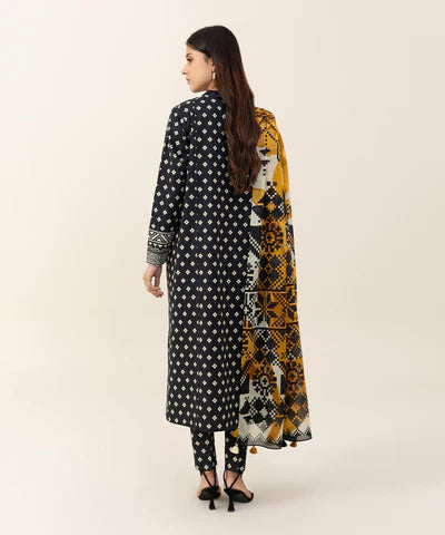 SAPPHIRE | UNSTITCHED 3 PIECE PRINTED CAMBIRC SUIT