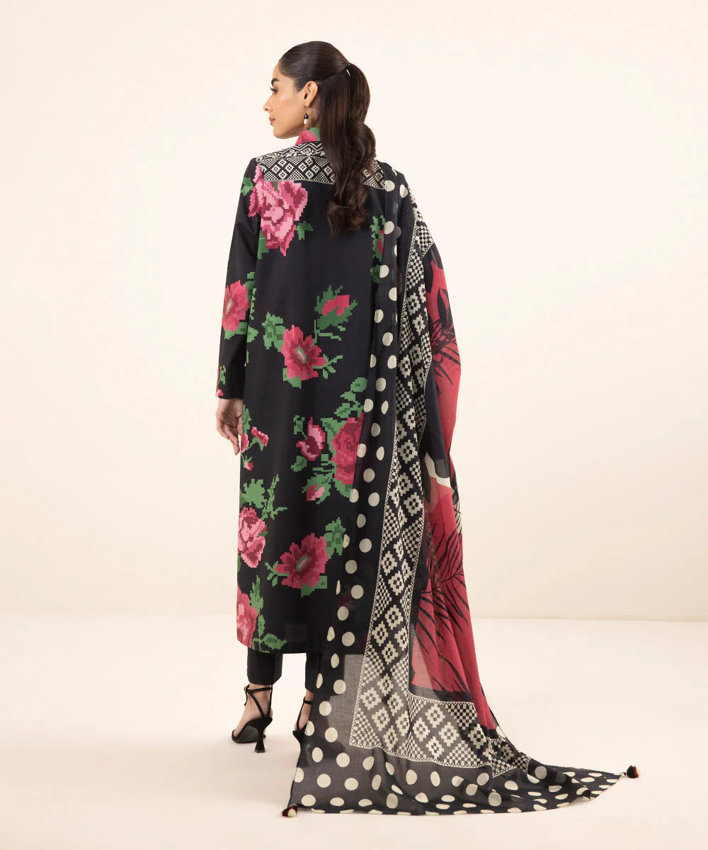 SAPPHIRE | UNSTITCHED 2 PIECE PRINTED CAMBRIC SUIT