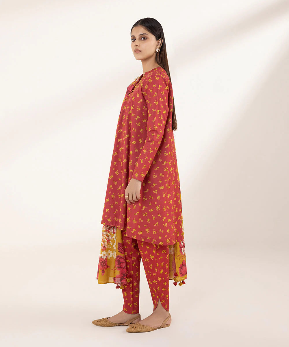 SAPPHIRE | UNSTITCHED 3 PIECE PRINTED LAWN SUIT