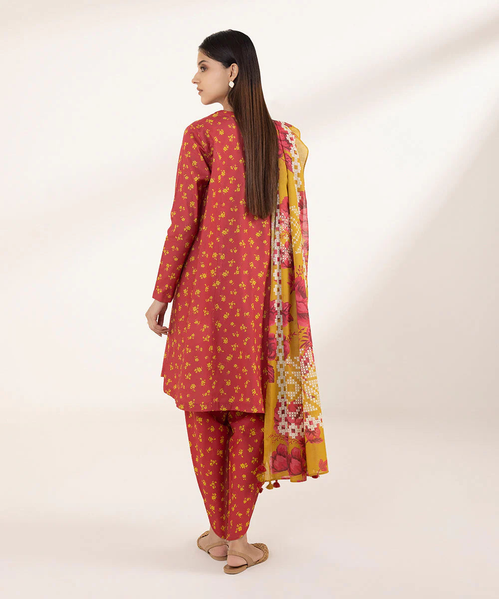 SAPPHIRE | UNSTITCHED 3 PIECE PRINTED LAWN SUIT