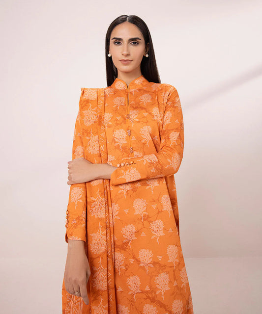 SAPPHIRE | UNSTITCHED 3 PIECE PASTE PRINTED LAWN SUIT