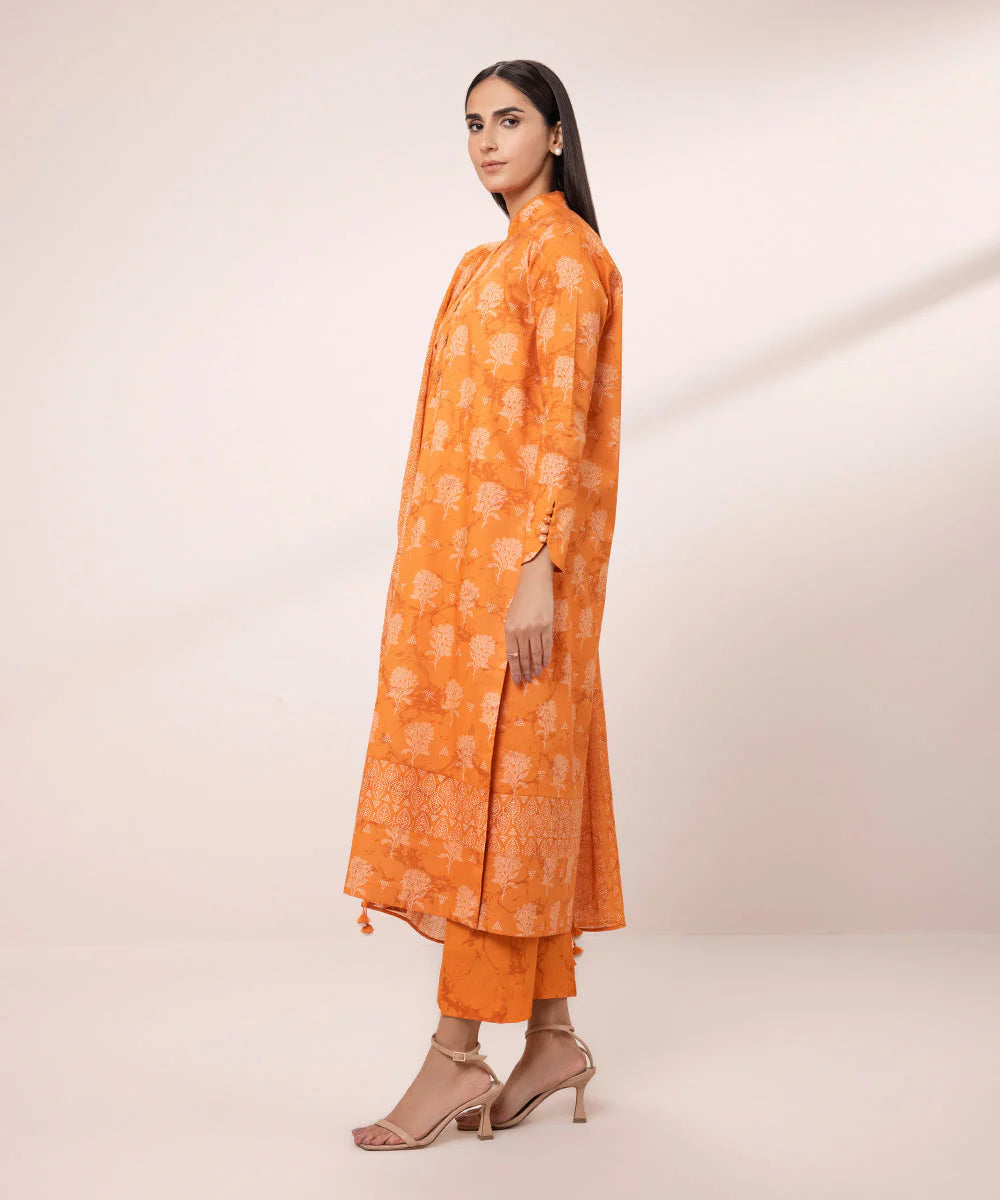 SAPPHIRE | UNSTITCHED 3 PIECE PASTE PRINTED LAWN SUIT