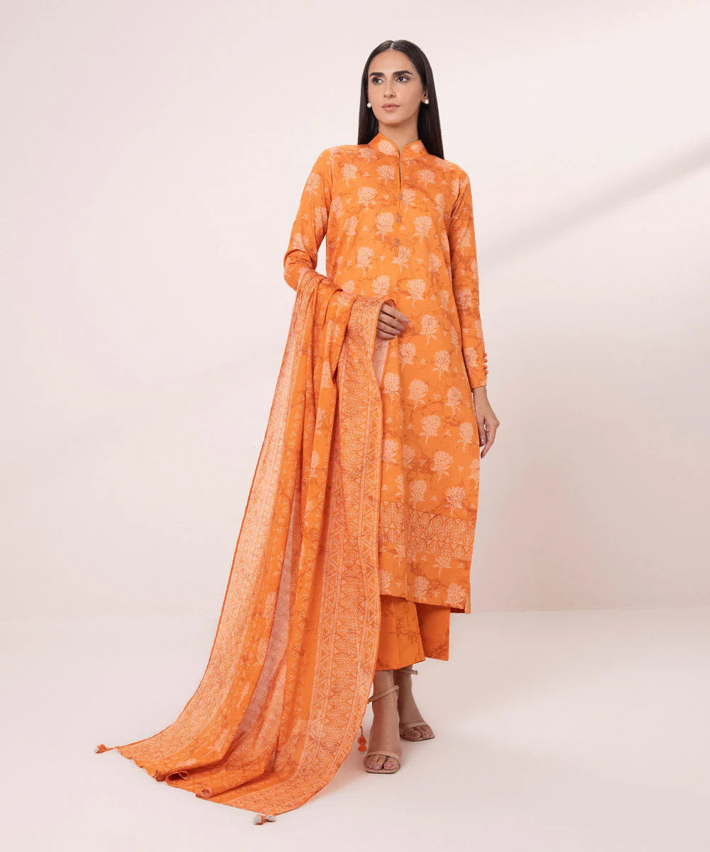 SAPPHIRE | UNSTITCHED 3 PIECE PASTE PRINTED LAWN SUIT