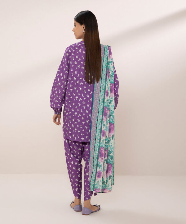 SAPPHIRE | UNSTITCHED 3 PIECE PRINTED LAWN SUIT