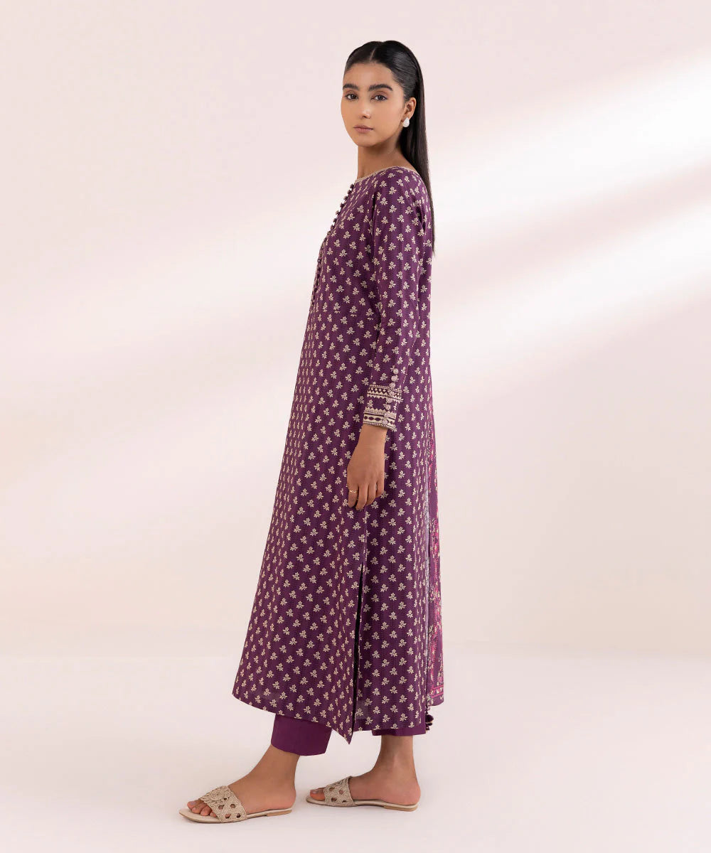 SAPPHIRE | UNSTITCHED 3 PIECE PRINTED CAMBRIC SUIT