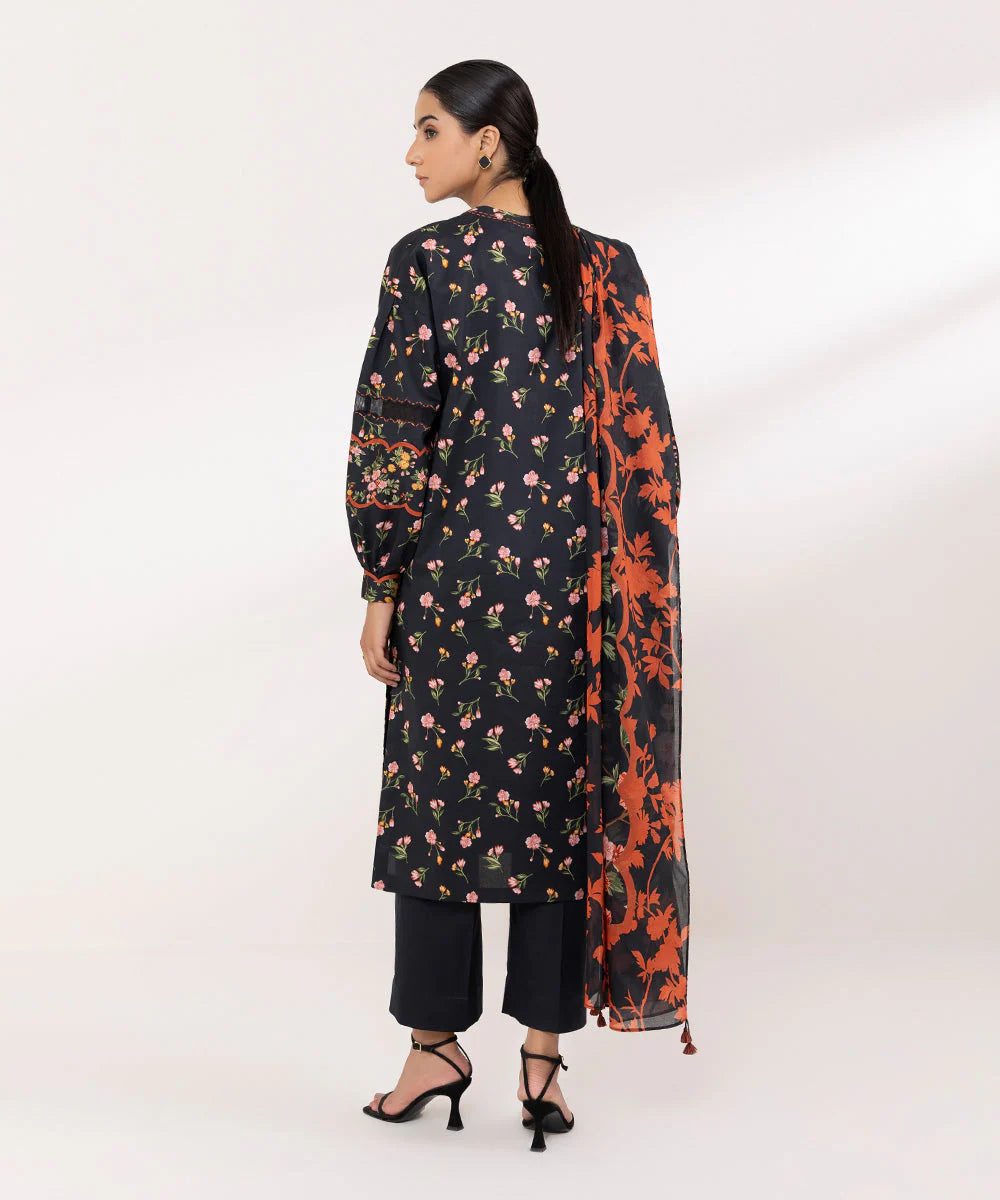 SAPPHIRE | UNSTITCHED 2 PIECE PRINTED LAWN SUIT