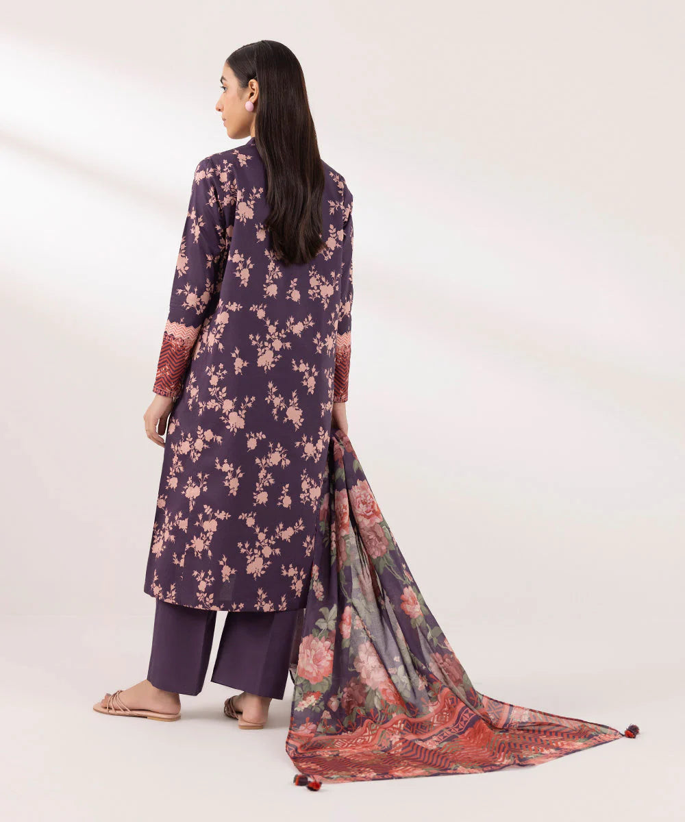 SAPPHIRE | UNSTITCHED 3 PIECE PRINTED LAWN SUIT