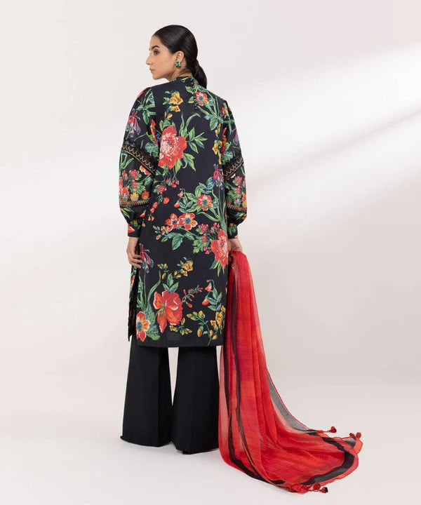 SAPPHIRE | UNSTITCHED 2 PIECE PRINTED LAWN SUIT