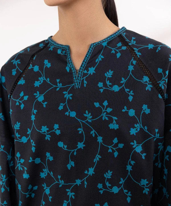 SAPPHIRE | UNSTITCHED 2 PIECE PRINTED COTTON SUIT