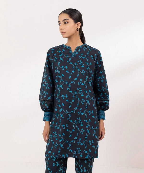SAPPHIRE | UNSTITCHED 2 PIECE PRINTED COTTON SUIT