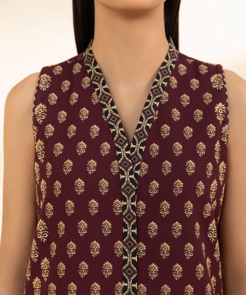 SAPPHIRE | UNSTITCHED 3 PIECE PRINTED LIGHT KHADDAR SUIT