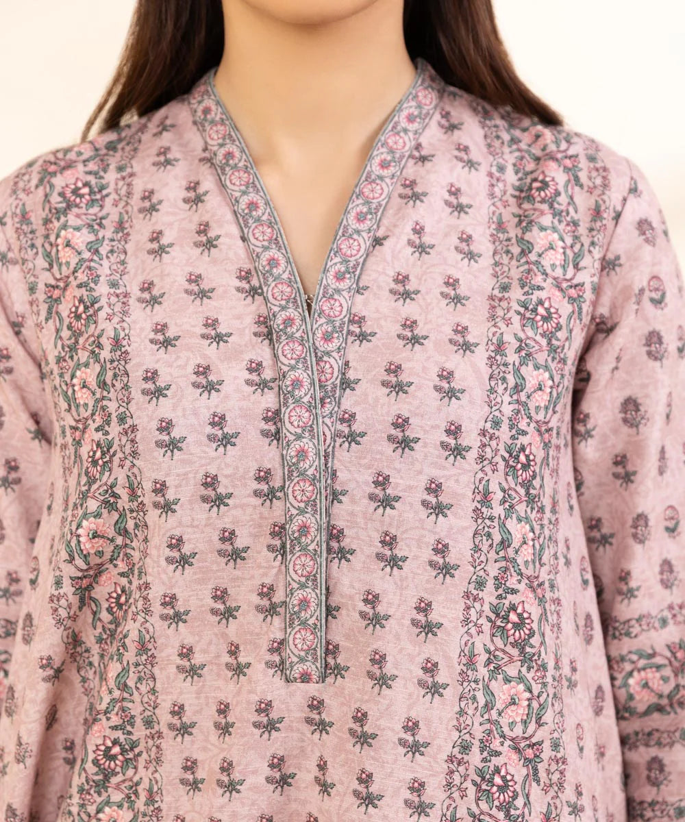 SAPPHIRE | UNSTITCHED 3 PIECE PRINTED LIGHT KHADDAR SUIT