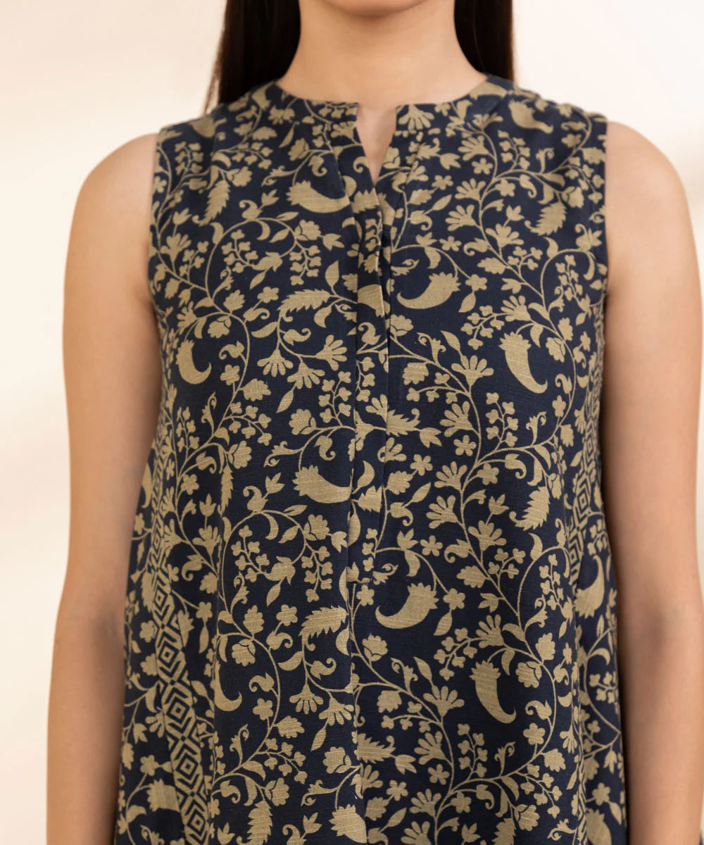 SAPPHIRE | UNSTITCHED 2 PIECE PRINTED LIGHT KHADDAR SUIT