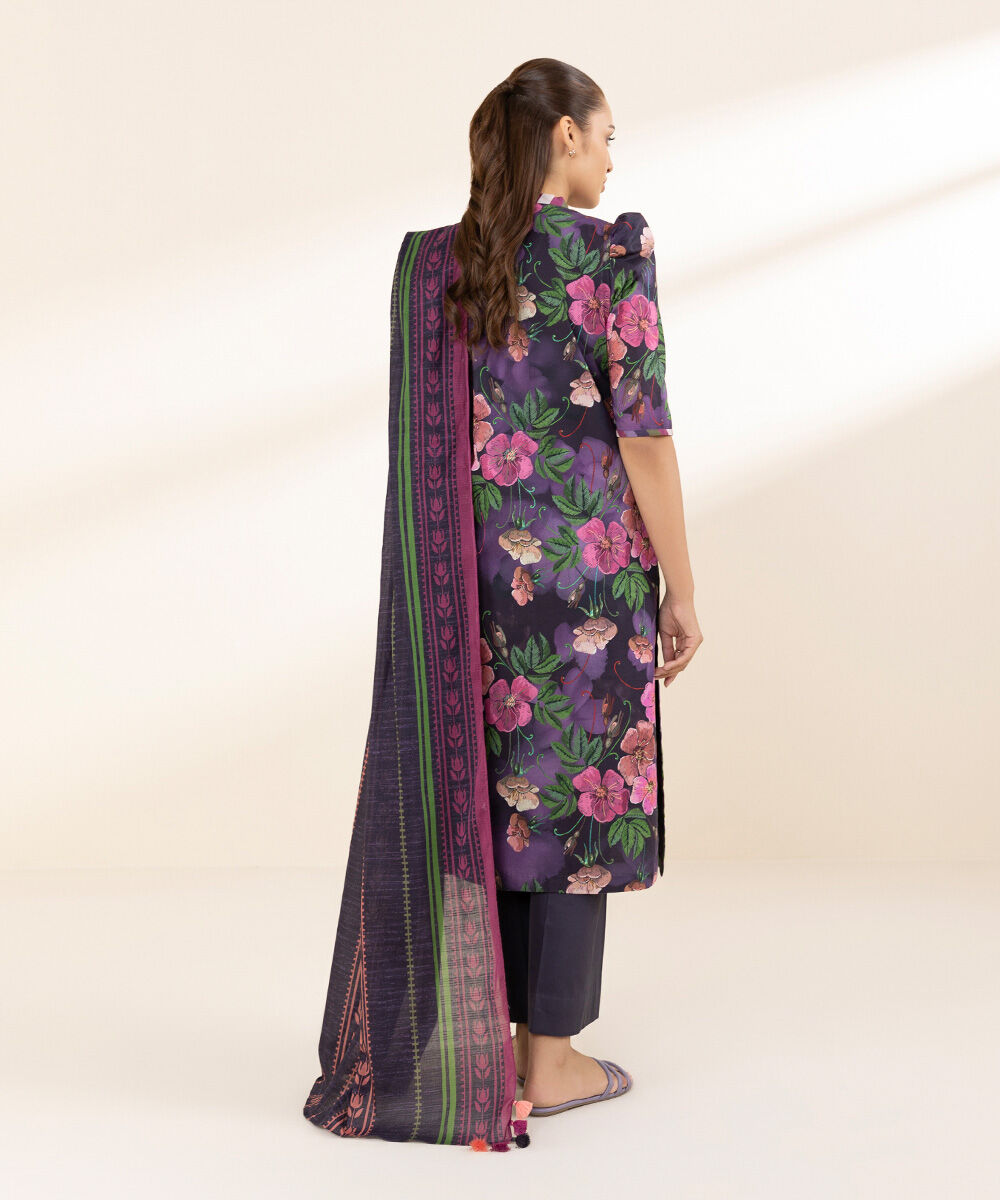 SAPPHIRE | UNSTITCHED 3 PIECE PRINTED LAWN SUIT