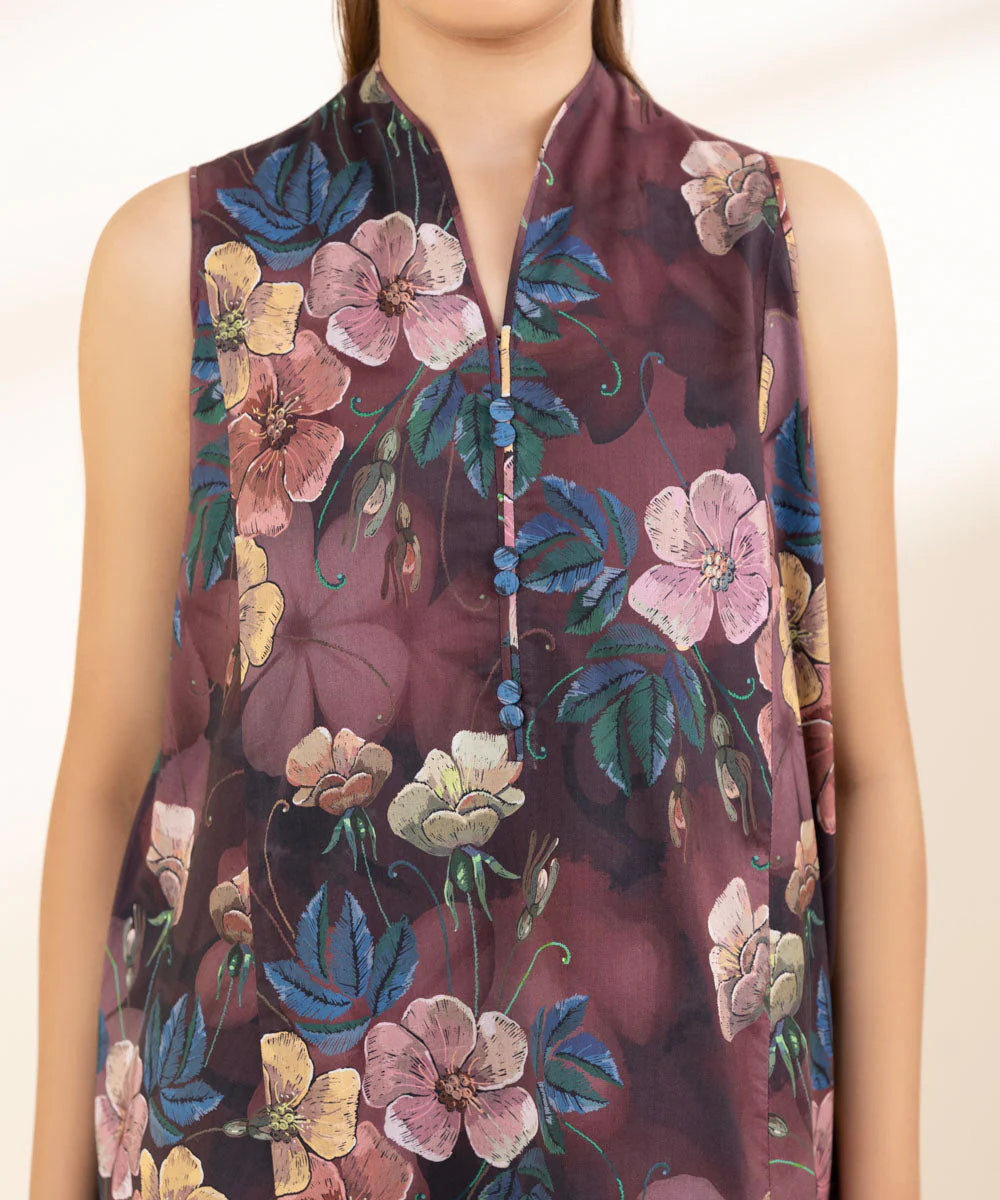 SAPPHIRE | UNSTITCHED 3 PIECE PRINTED LAWN SUIT