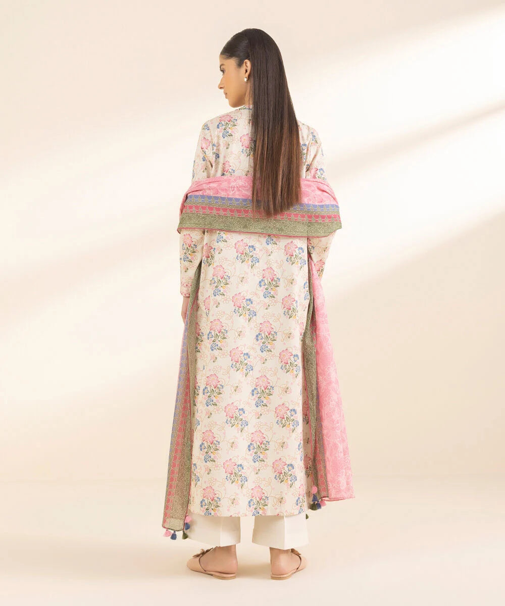 SAPPHIRE | UNSTITCHED 3 PIECE PRINTED LAWN SUIT