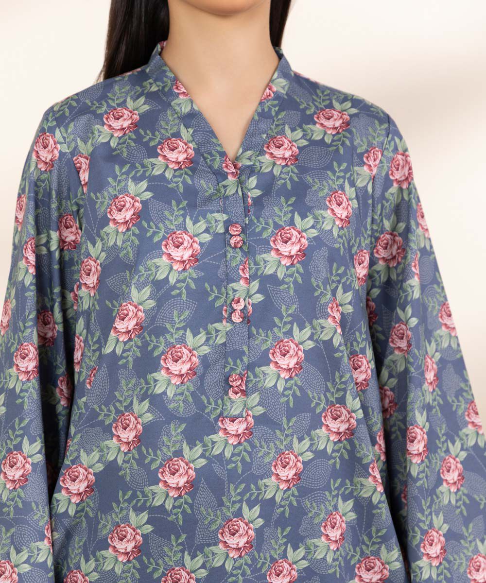 SAPPHIRE | UNSTITCHED 3 PIECE PRINTED LAWN SUIT