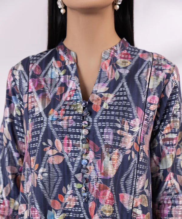 SAPPHIRE | UNSTITCHED 3 PIECE PRINTED JACQUARD SUIT