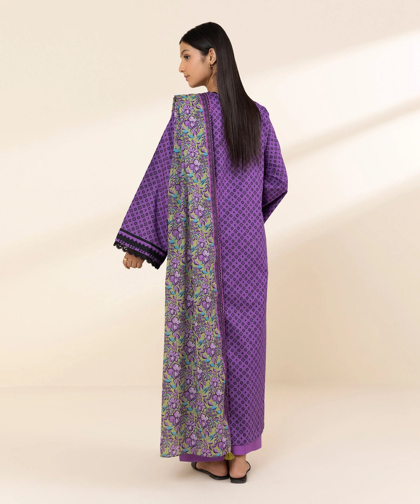 SAPPHIRE | UNSTITCHED 3 PIECE PRINTED LAWN SUIT