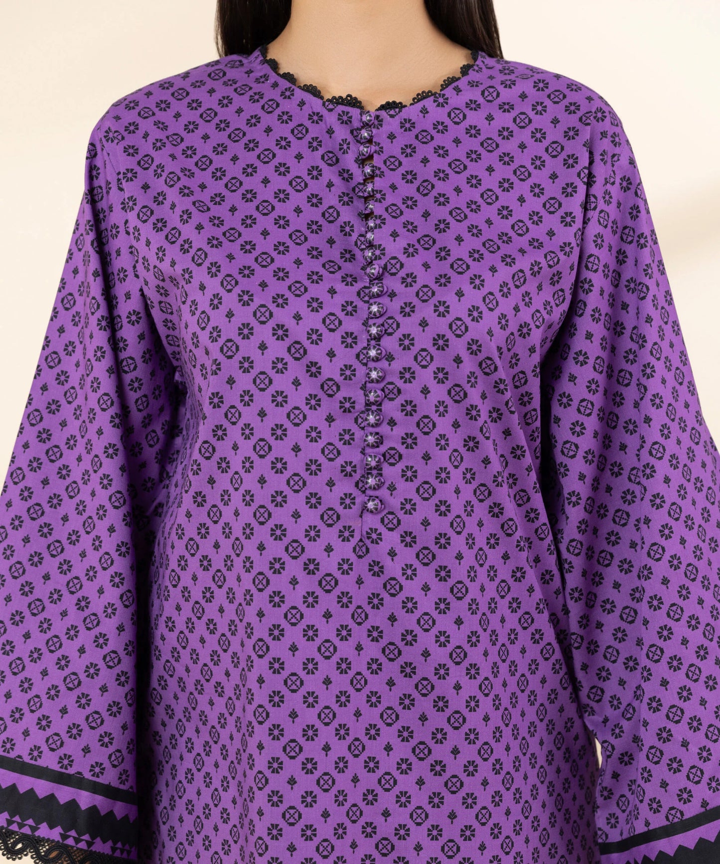 SAPPHIRE | UNSTITCHED 3 PIECE PRINTED LAWN SUIT