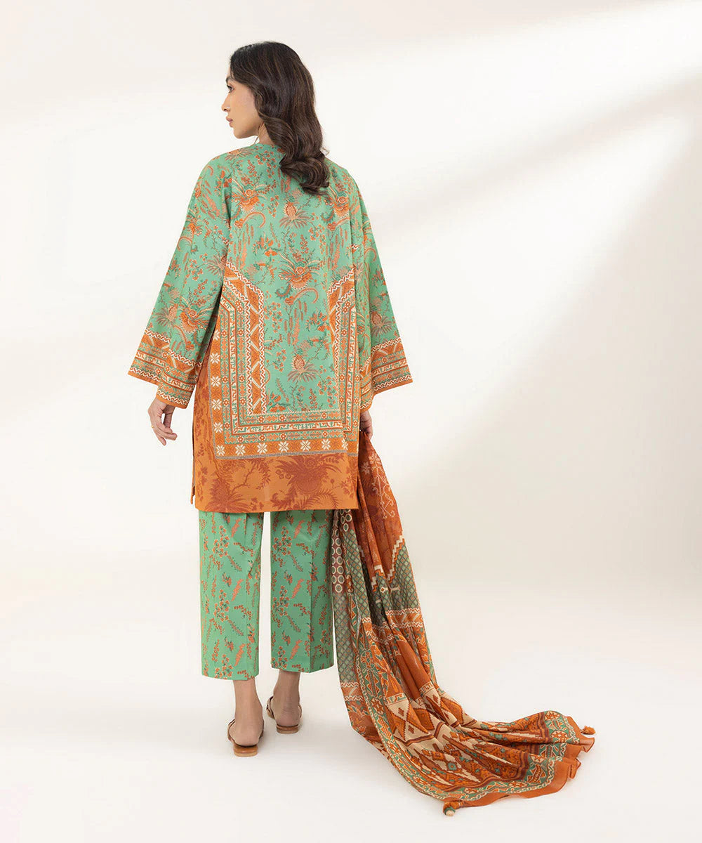 Sapphire | Unstitched 3 Piece Printed Lawn Suit