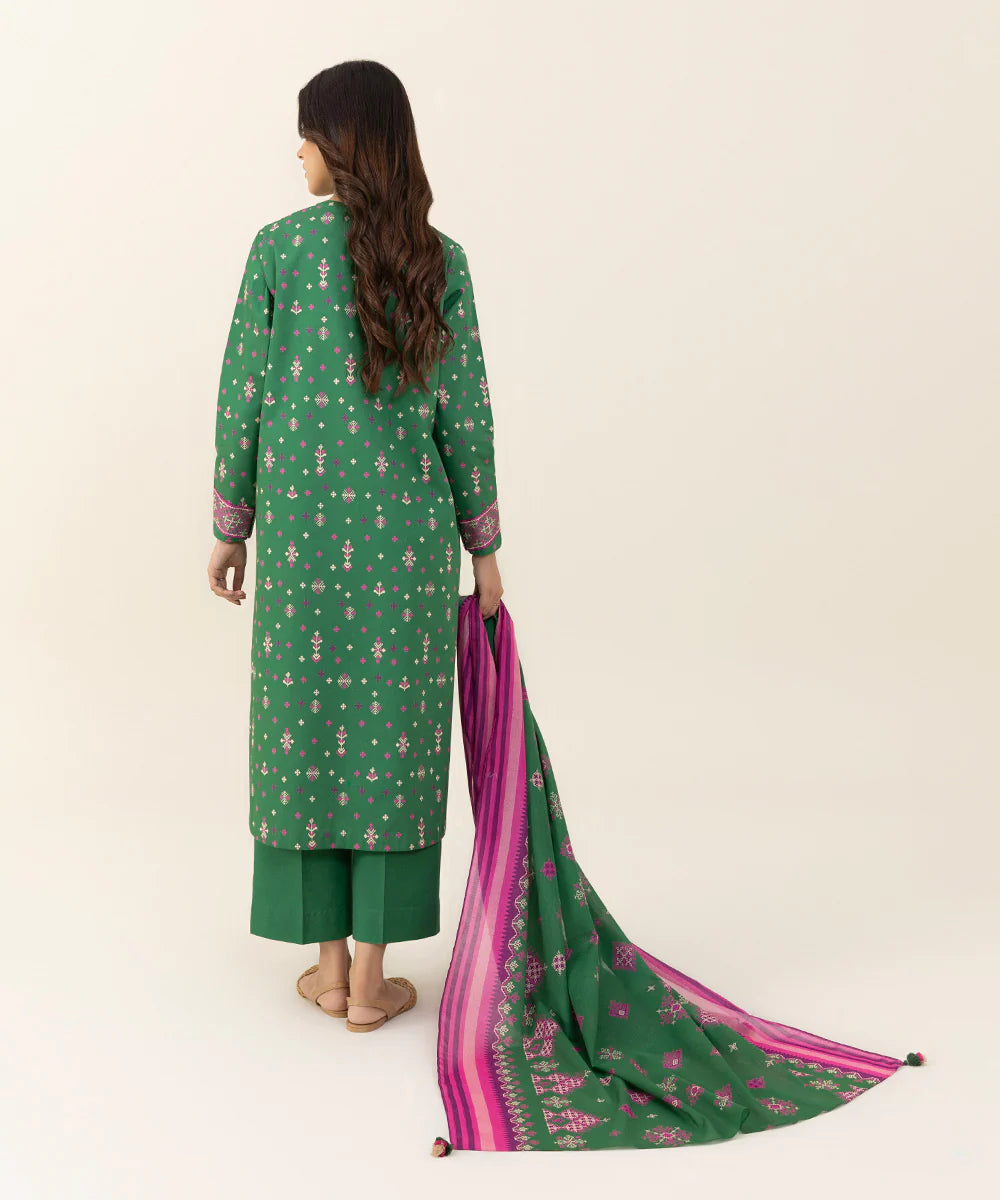 Sapphire | Unstitched 3Pc Printed Lawn Suit | 3P-DY23V3-12B