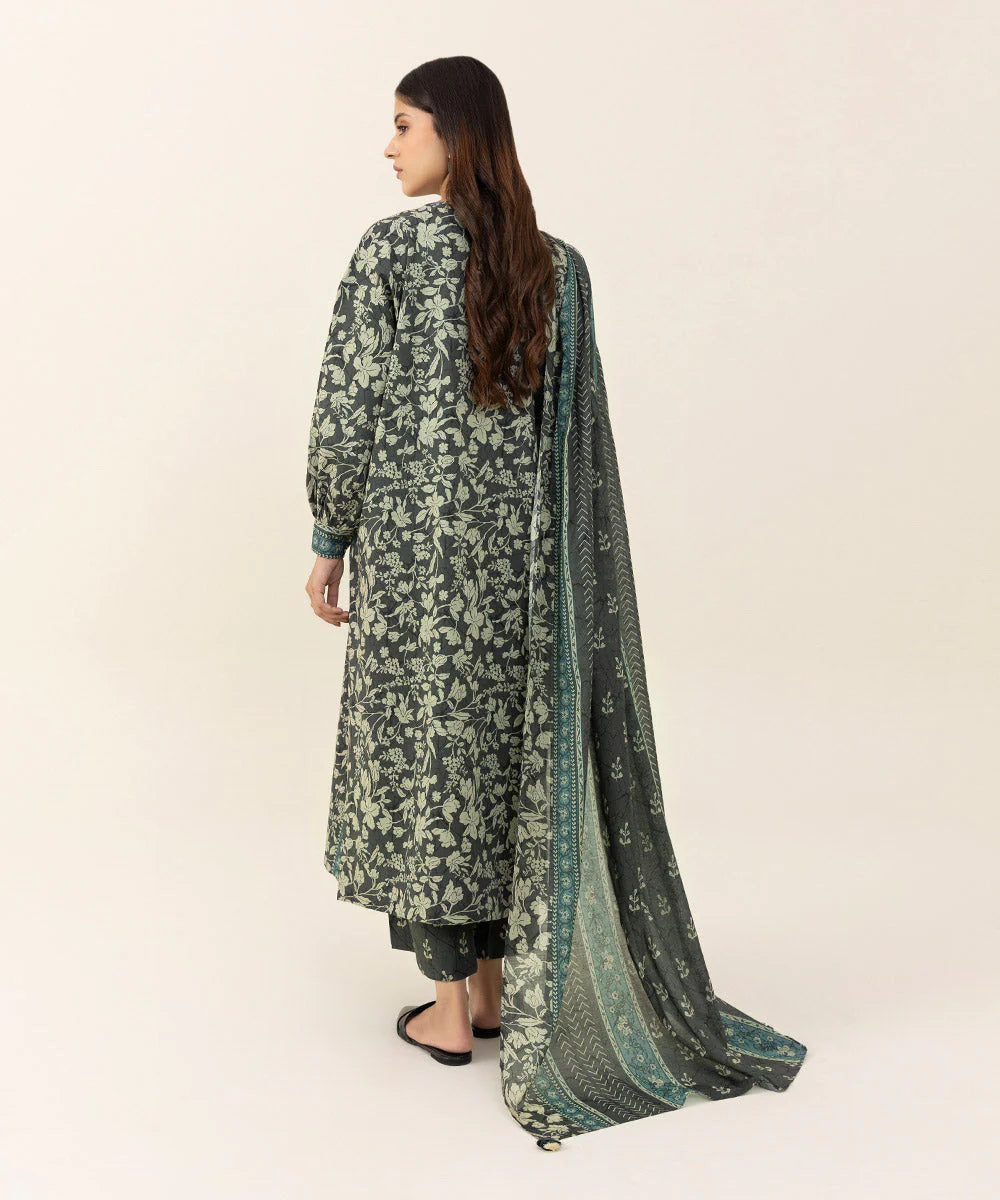 Sapphire | Unstitched 3Pc Printed Lawn Suit | 3P-DY23V3-14B