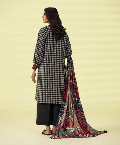 Sapphire | Unstitched 3Pc Printed Lawn Suit | 3P-DY23ZV2-29