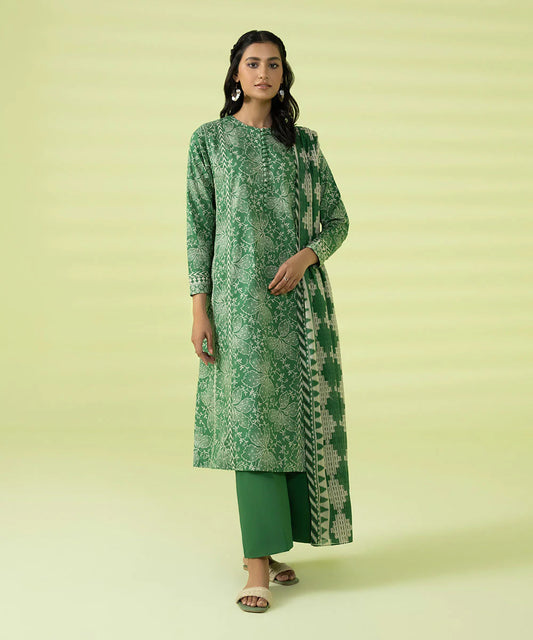 Sapphire | Unstitched 3Pc Printed Lawn Suit | 3P-DY23ZV3-11