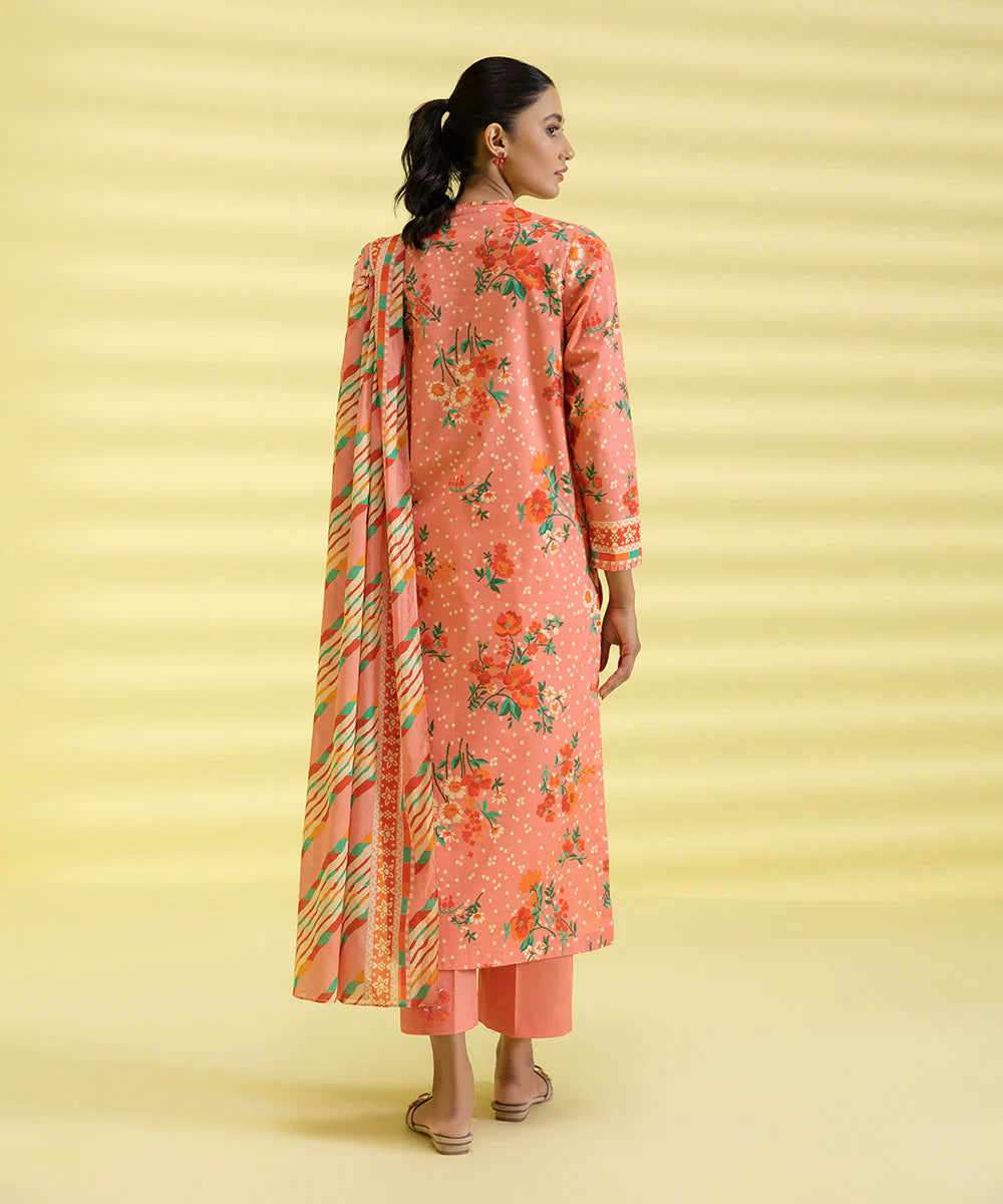 Sapphire | Unstitched 3Pc Printed Lawn Suit | 3P-DY23ZV3-14-R