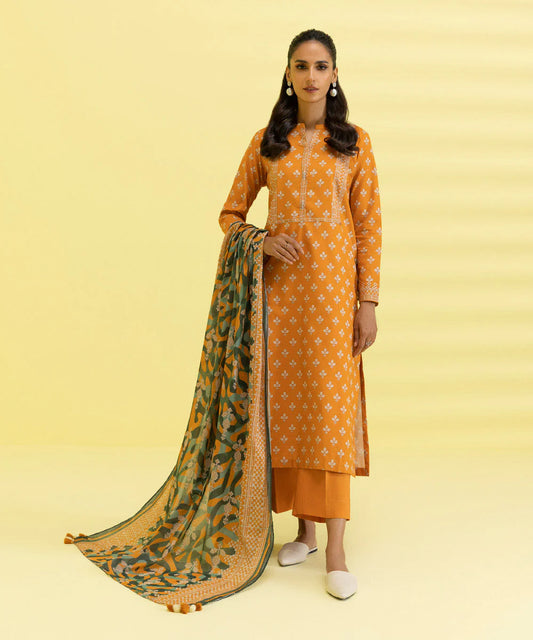 Sapphire | Unstitched 3Pc Printed Lawn Suit | 3P-DY23ZV3-15-R