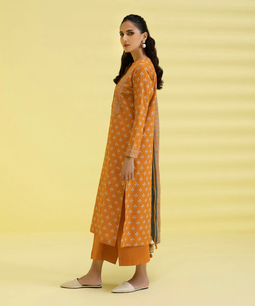 Sapphire | Unstitched 3Pc Printed Lawn Suit | 3P-DY23ZV3-15-R