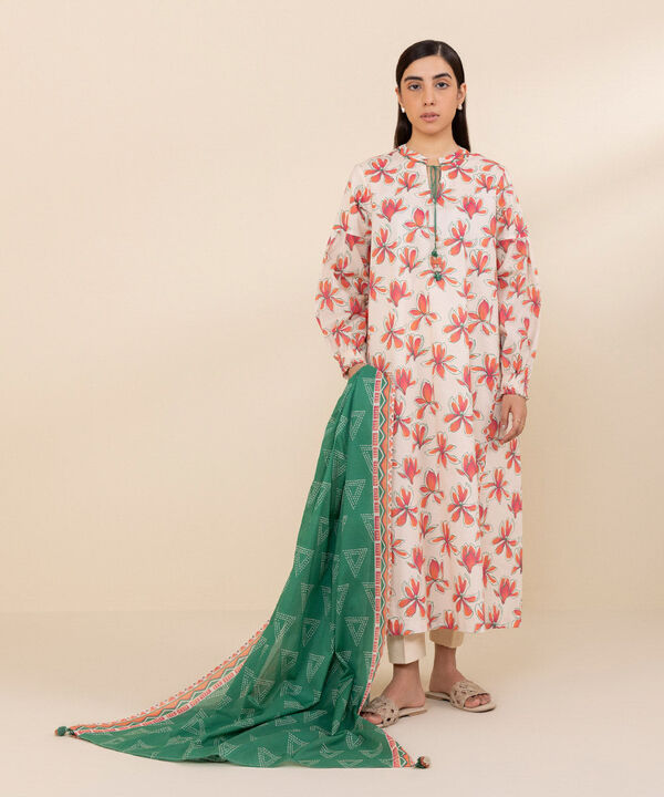 SAPPHIRE | UNSTITCHED 3 PIECE PRINTED LAWN SUIT