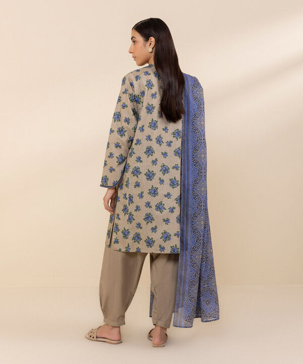 SAPPHIRE | UNSTITCHED 3 PIECE PRINTED LAWN SUIT